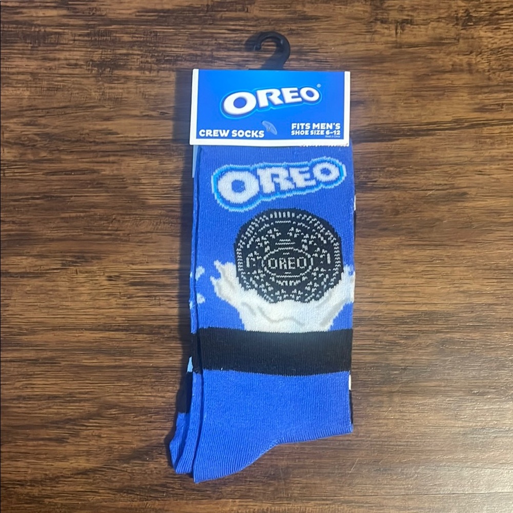 Oreo Blue Crew Socks for Men